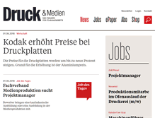 Tablet Screenshot of druck-medien.net